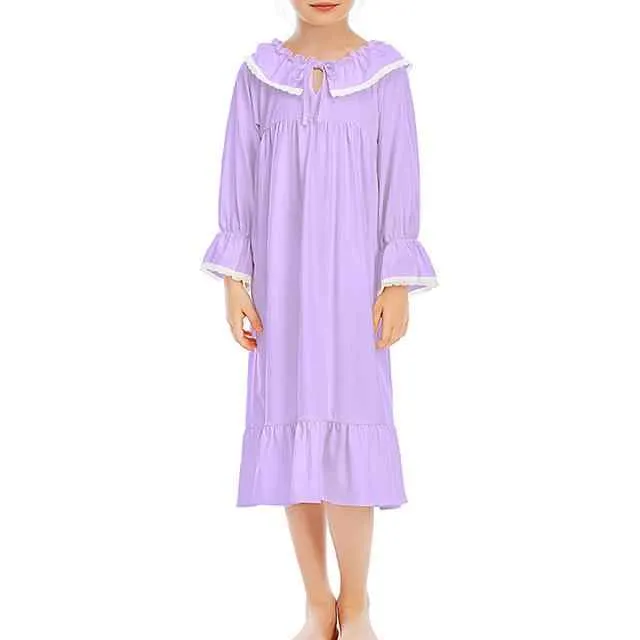 جلابيات نوم للبنات قطنيه -Cotton nightgowns for girls