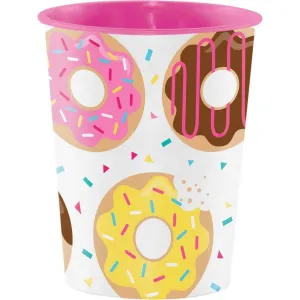 16oz Donut Time Plastic Favor Cup