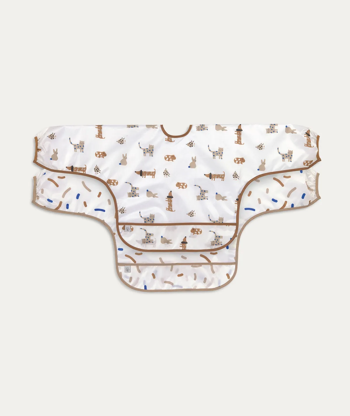 2 Pack Long Sleeve Bib - Multi