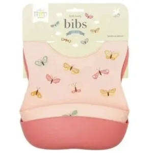 A Little Lovely Company Silicone Bib Set 2 | Butterflies