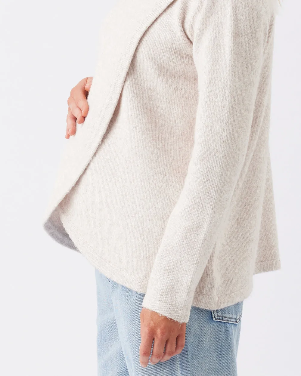 'Addison' Nursing Knit - Mink