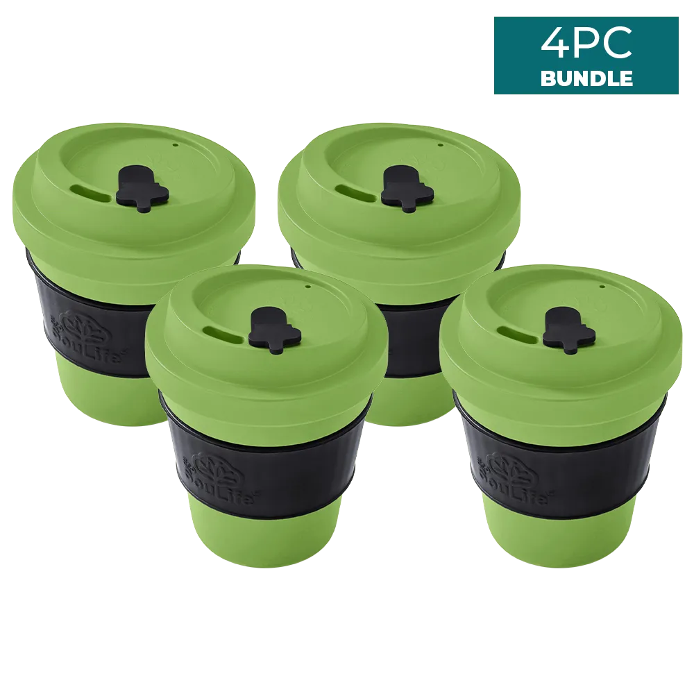All Natural 350ml Coffee Cup 4PCs Bundle