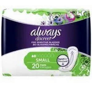 Always Discreet Small Pads 20's