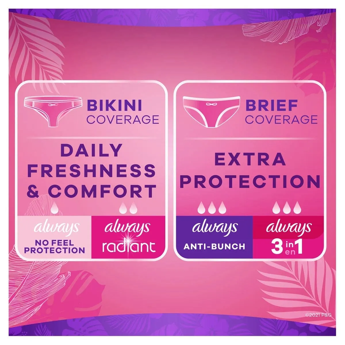 ALWAYS PANTY LINERS BREATHABLE SCENTED 20CT - APLBS20