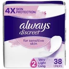 ALWAYS PANTY LINERS BREATHABLE SCENTED 20CT - APLBS20