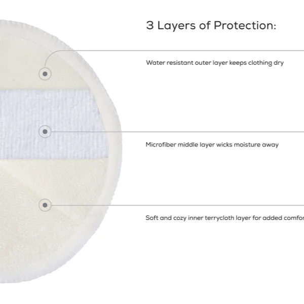 Ameda Contoured Washable Nursing Pads