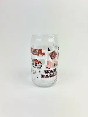 Auburn University Icons Glass