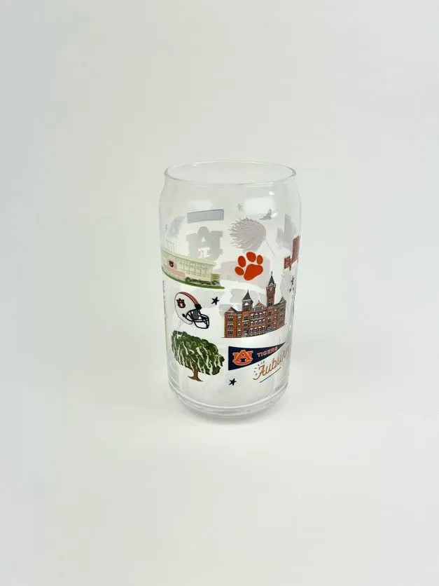 Auburn University Icons Glass