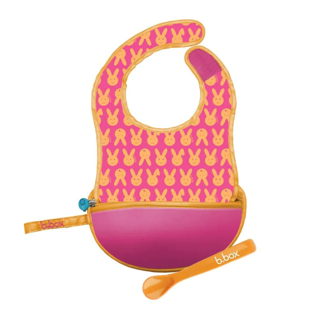 B BOX Travel Bib   Silicone Spoon