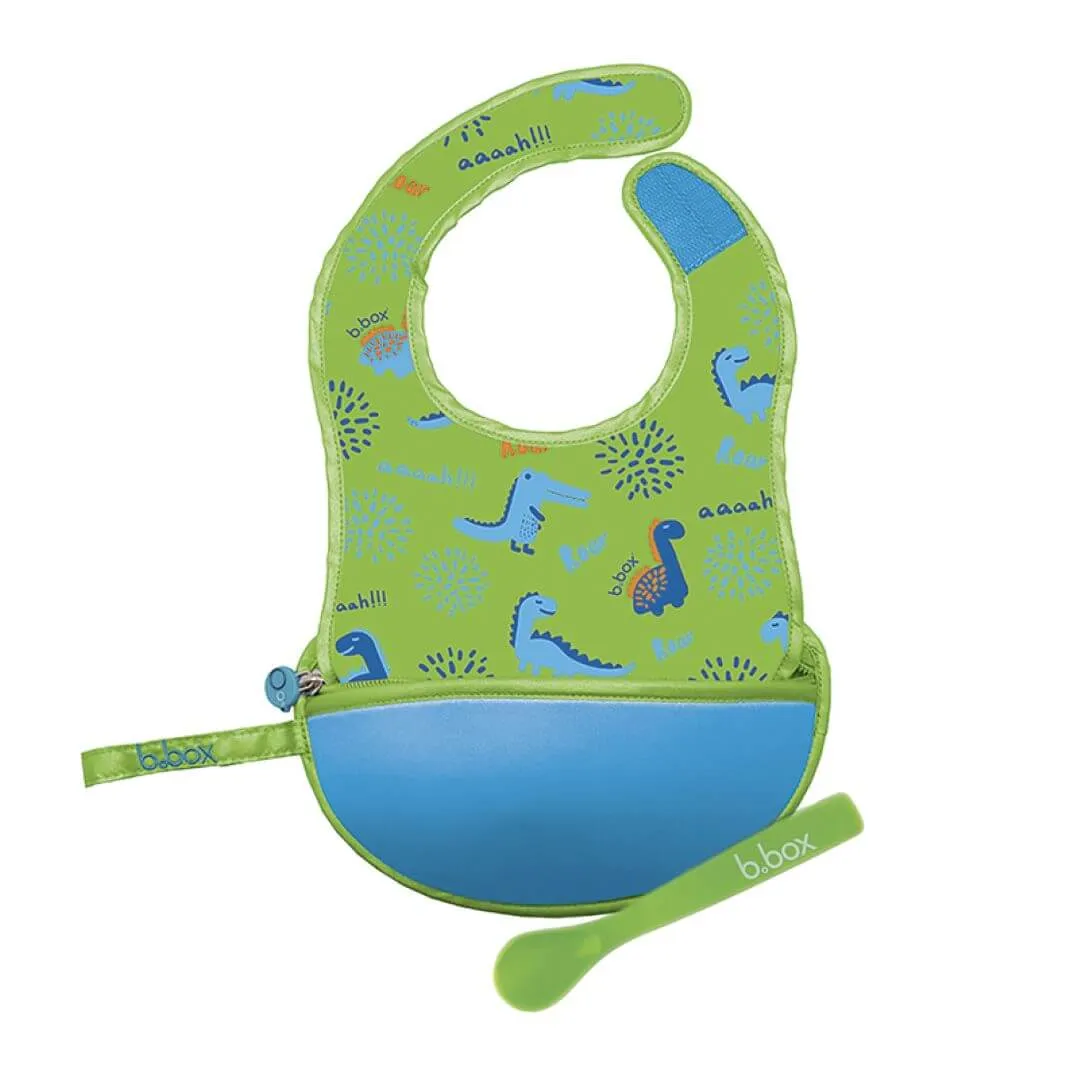 B BOX Travel Bib   Silicone Spoon