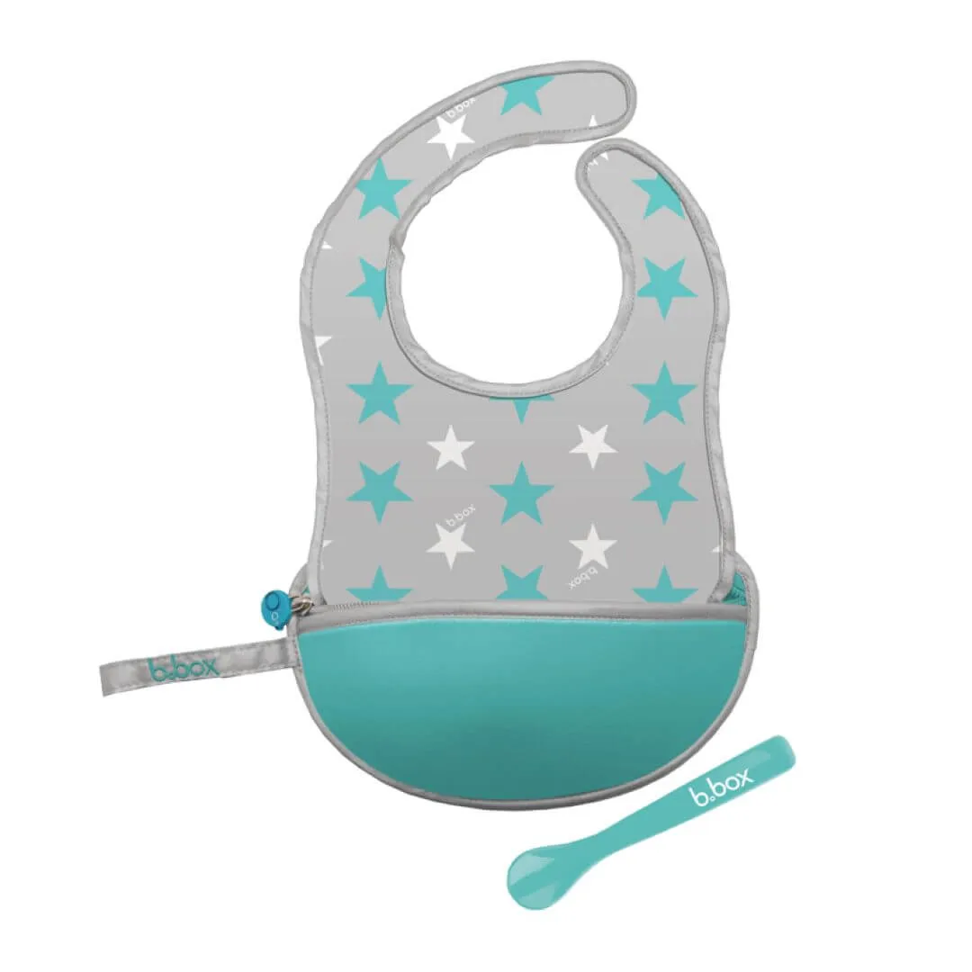 B BOX Travel Bib   Silicone Spoon
