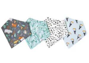 Baby Bandana Bibs 4 Pack