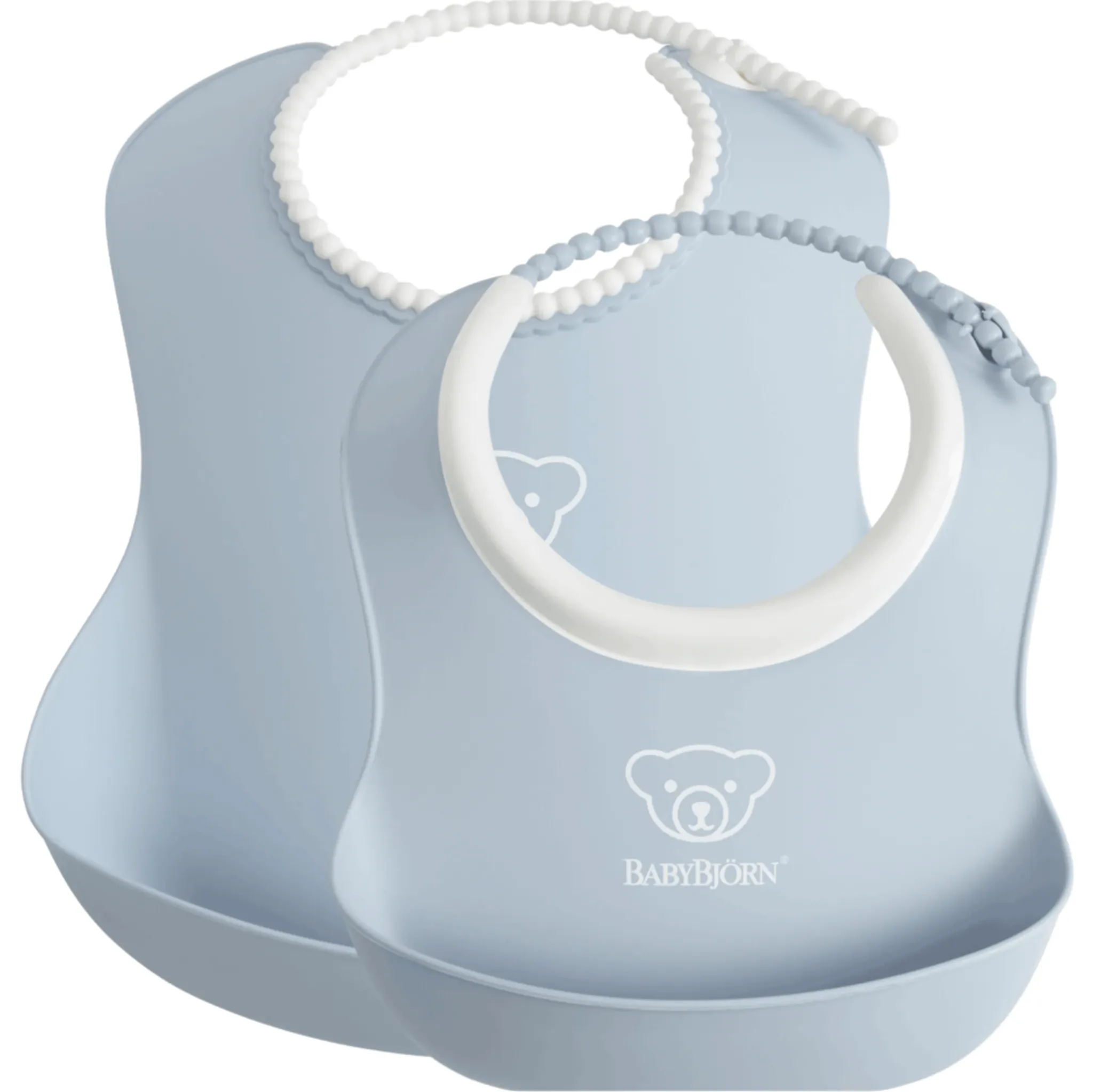 BabyBjorn Powder Blue Baby Bib - 2 Pack