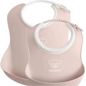BabyBjorn Powder Pink Baby Bibs - 2 Pack