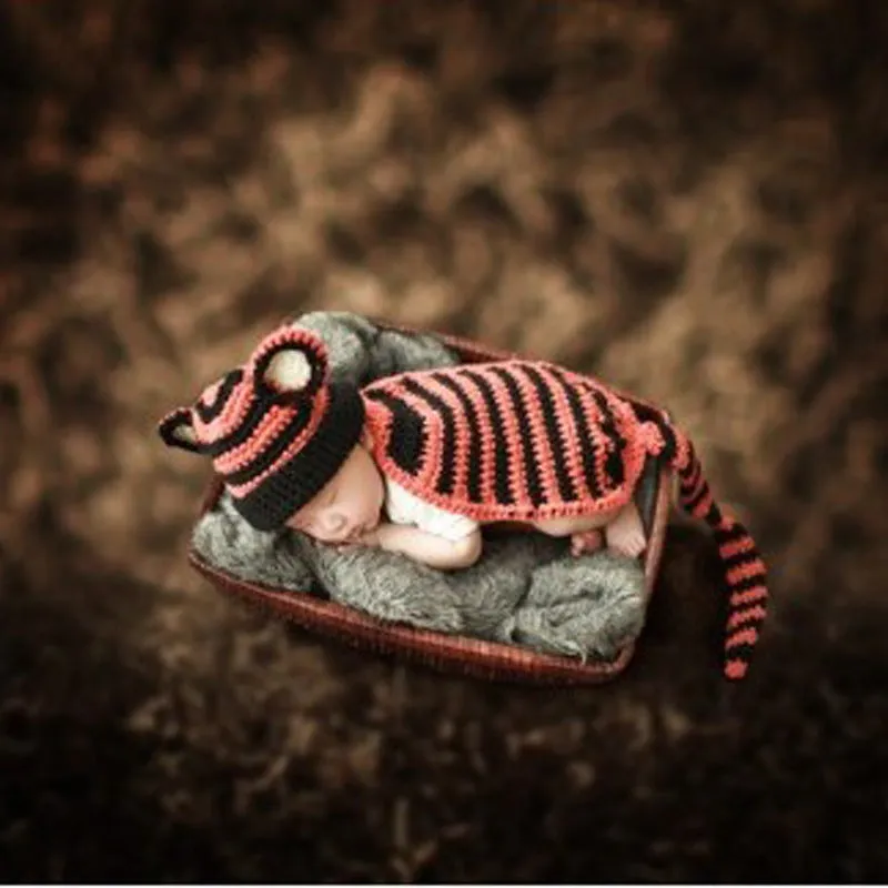 Babymoon Baby Tiger Theme | Baby Photography Props | Costume | Baby Gift set | Black-Orange