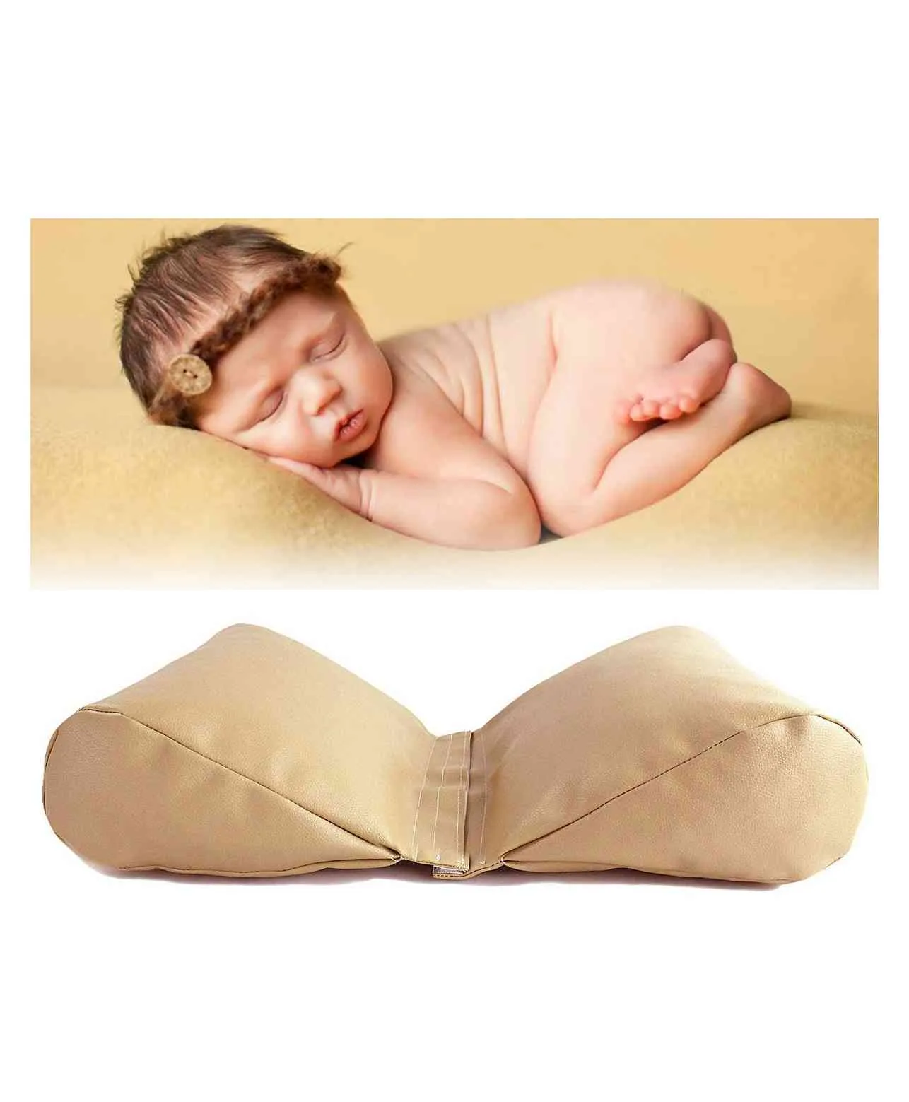 Babymoon Butterfly Posing Pillow Photoshoot Prop - Beige