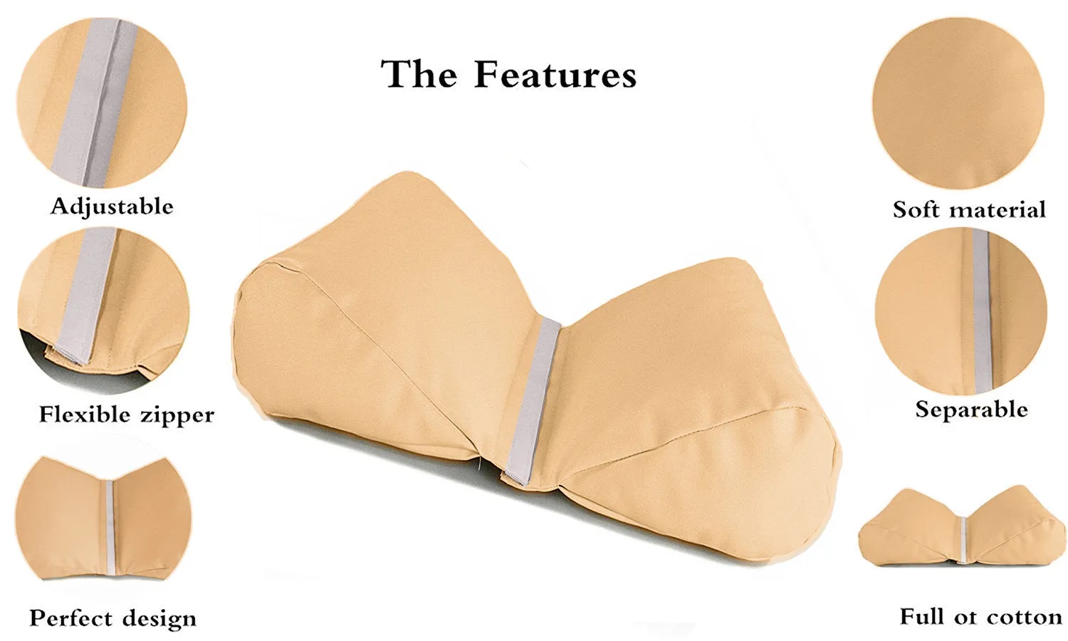Babymoon Butterfly Posing Pillow Photoshoot Prop - Beige