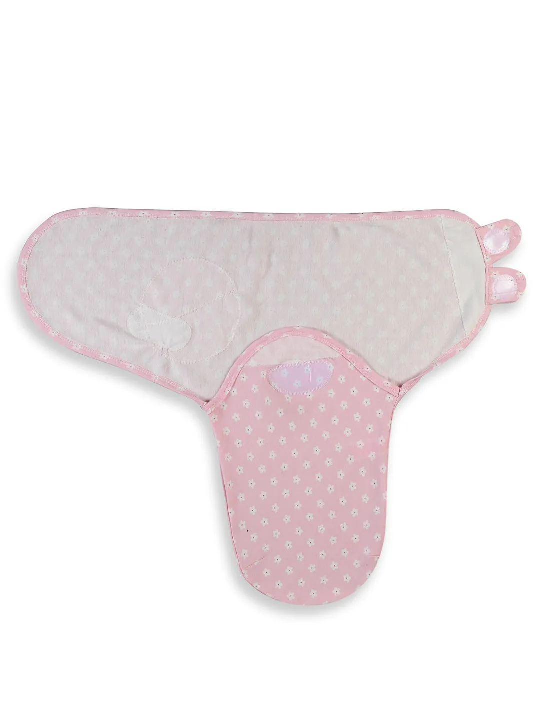 Babymoon Organic Designer Cotton Swaddle Wrap - Star Pink