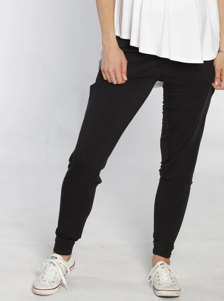 'Bamboo Comfort' Maternity Lounge Pants - Navy