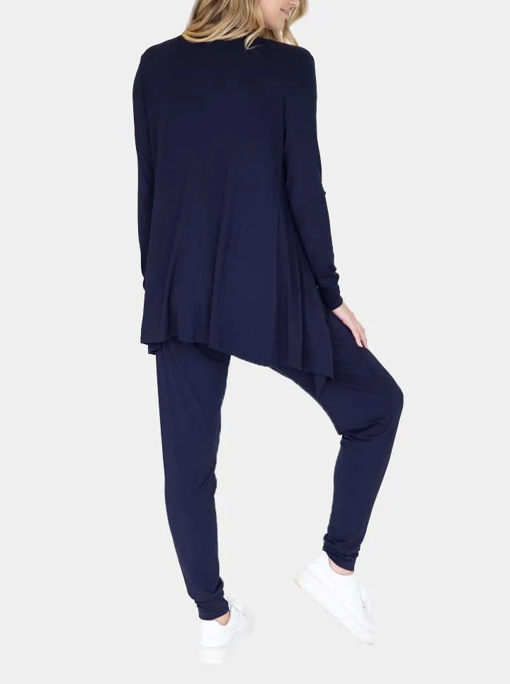 'Bamboo Comfort' Maternity Lounge Pants - Navy