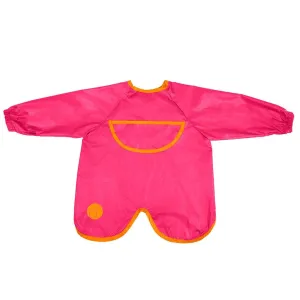 B.Box Smock Bib- Strawberry Shake Pink Orange
