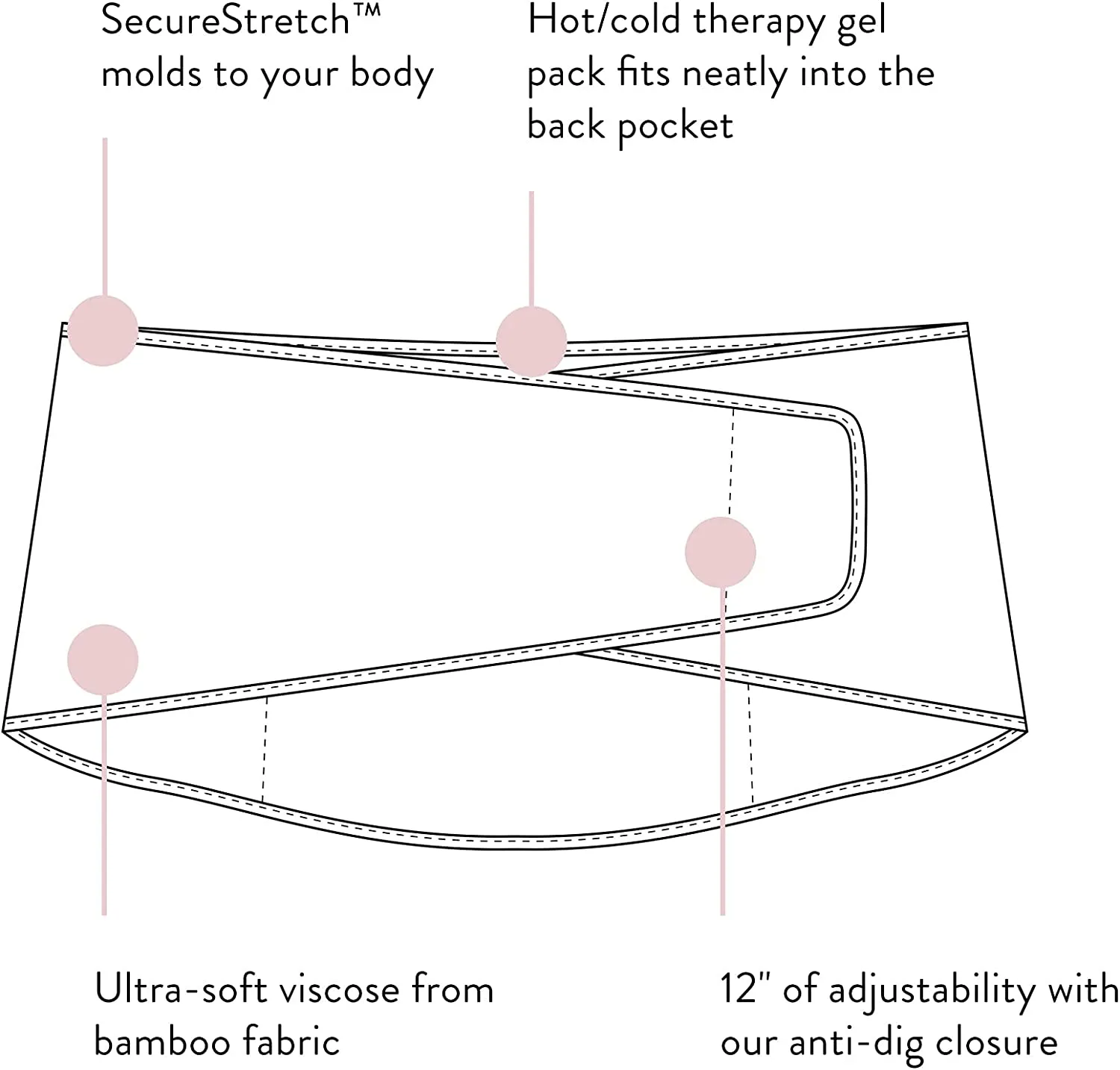 Belly Bandit Upsie Belly Pregnancy Support Band Medium