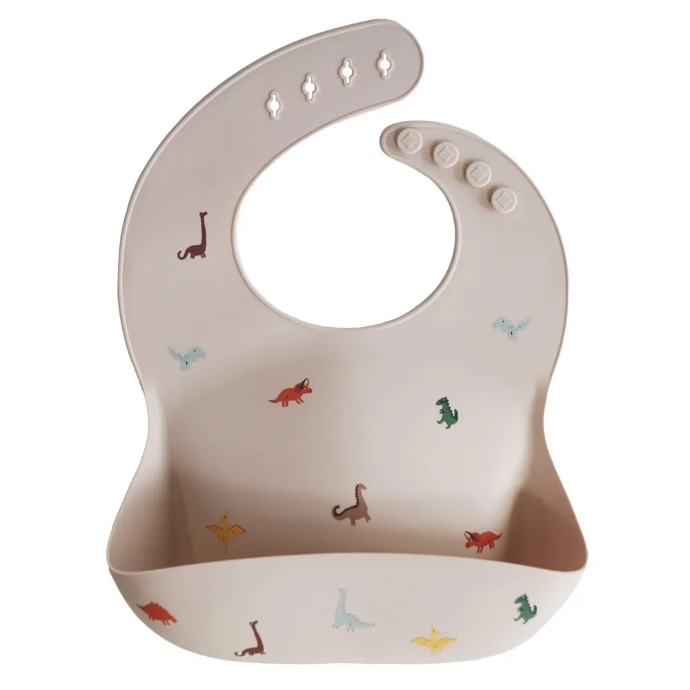Bib - Silicone - Dinosours