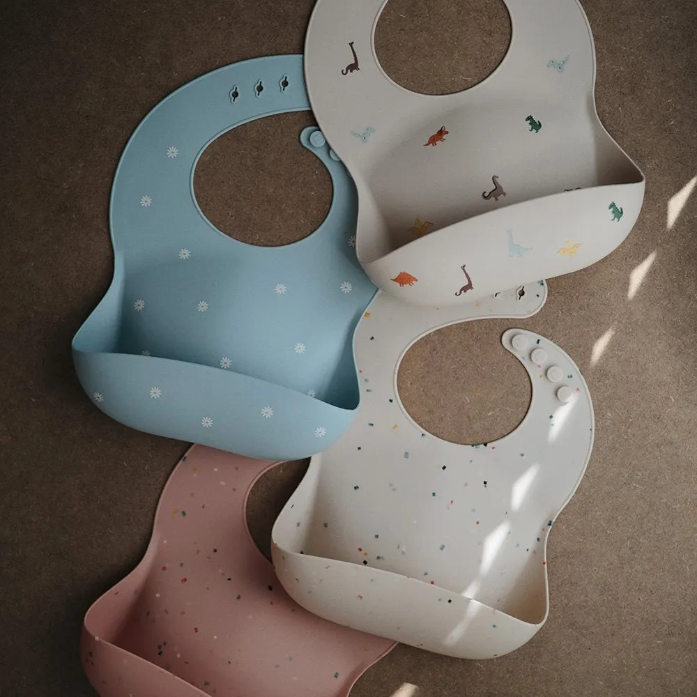 Bib - Silicone - Dinosours