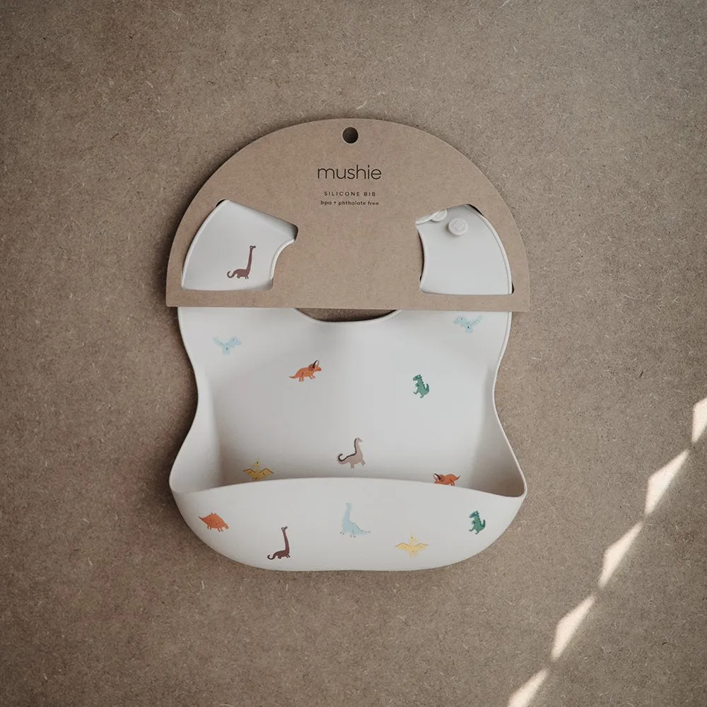 Bib - Silicone - Dinosours