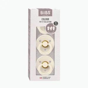 Bibs Colour Dummies Try It 3 pack - Ivory