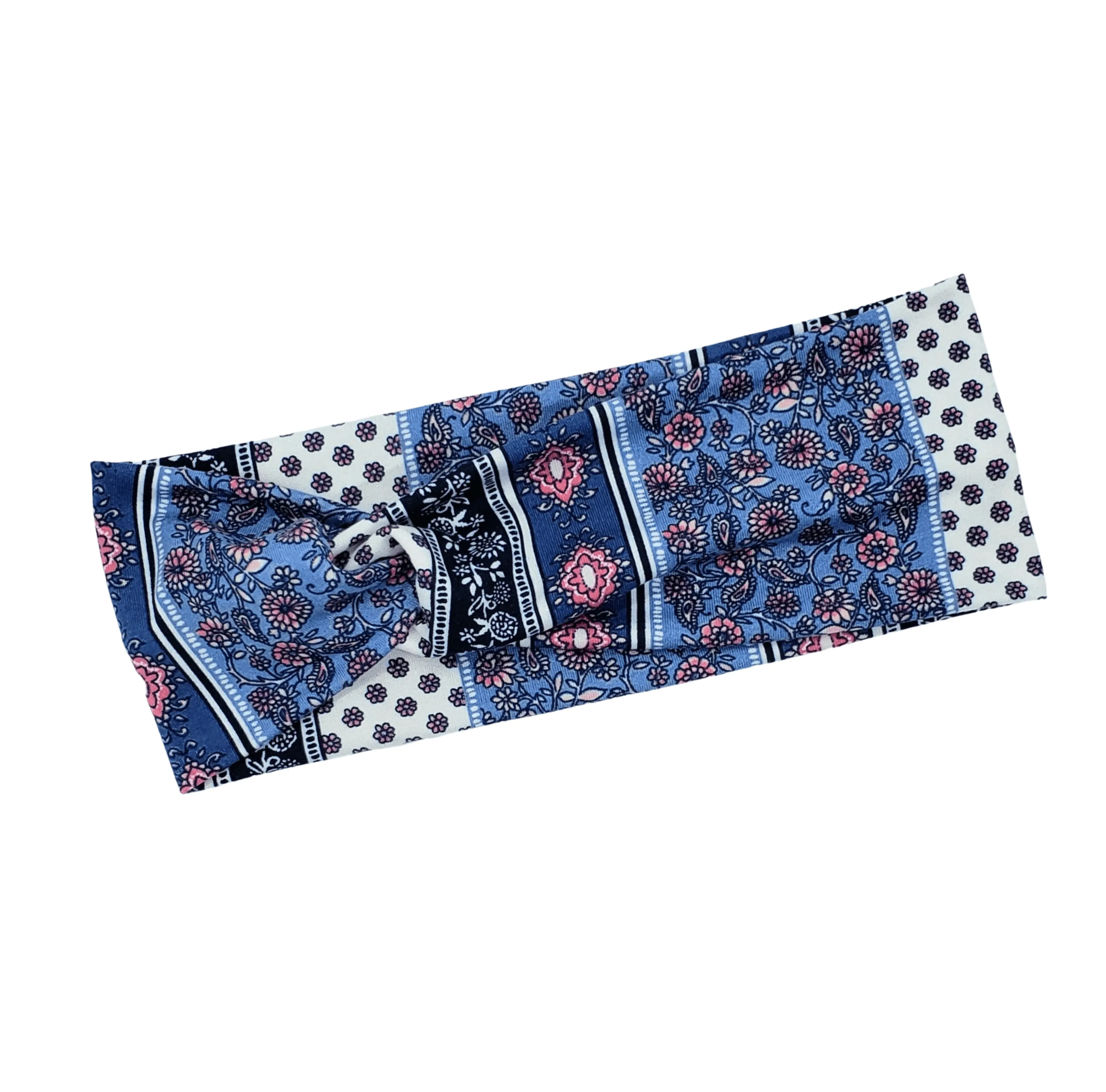Blue & White Headband