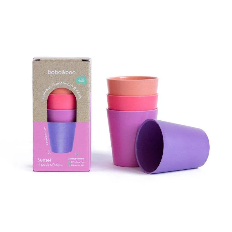 Bobo & Boo Kids Cup Set - Sunset 300ml