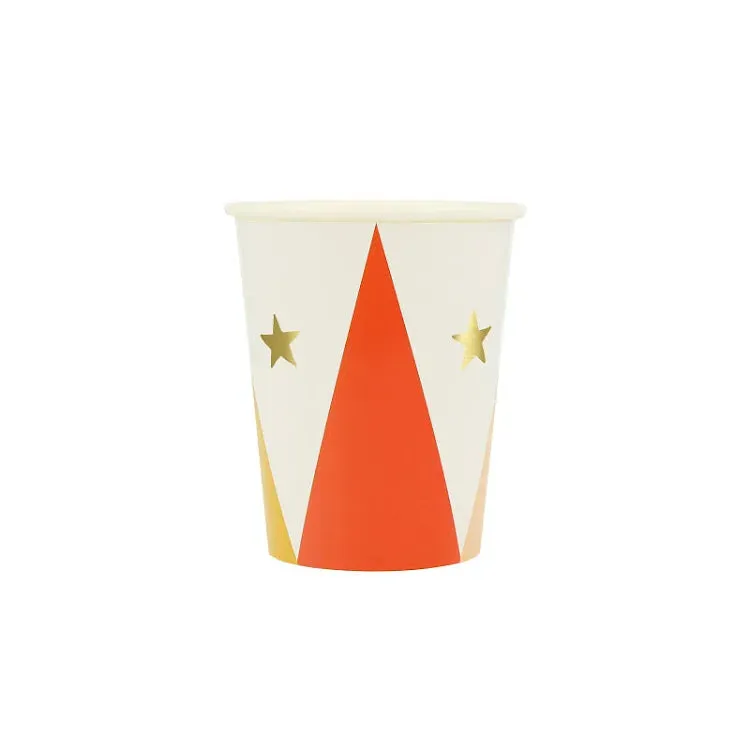 Circus Cups (x 8)