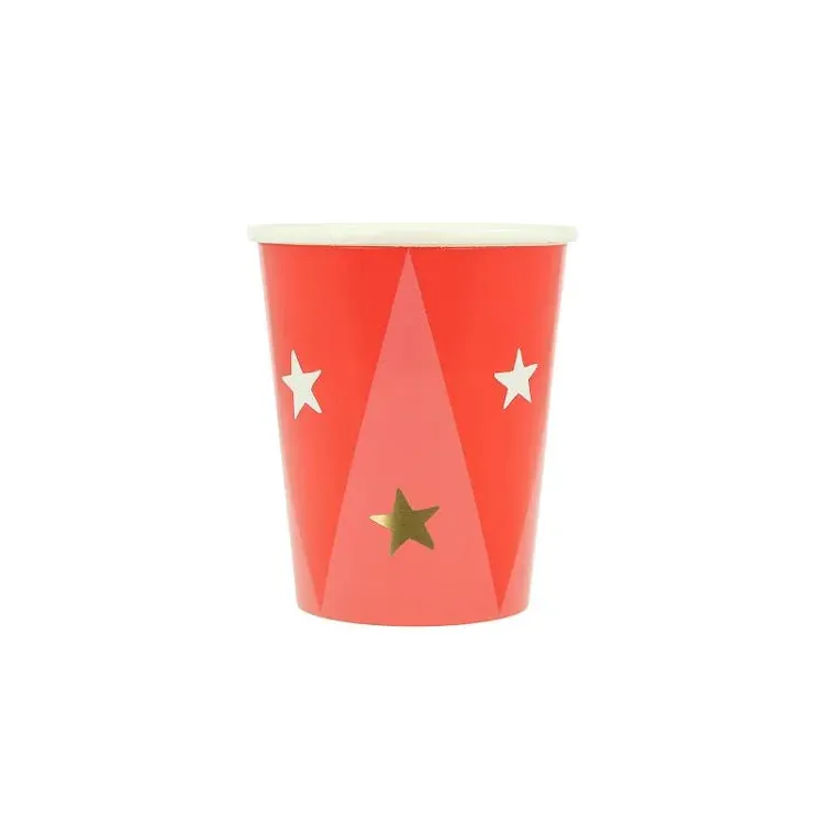Circus Cups (x 8)
