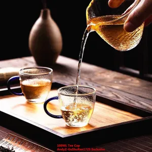 Contemporary Heat-Resistant Glass Teacup