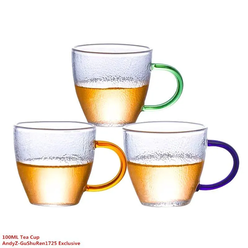 Contemporary Heat-Resistant Glass Teacup