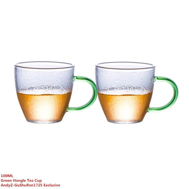 Contemporary Heat-Resistant Glass Teacup