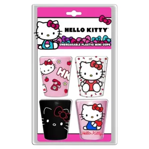 Cup Set - Hello Kitty - Mini 4 Piece Cup Set