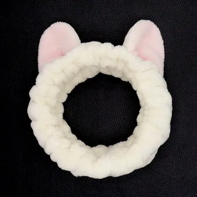 Cute Elastic Cat Ears Headband