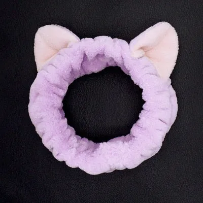 Cute Elastic Cat Ears Headband