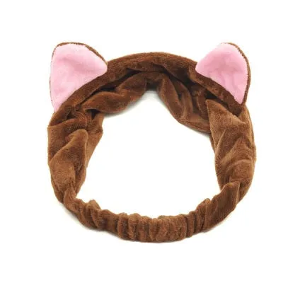 Cute Elastic Cat Ears Headband