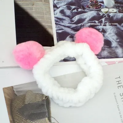 Cute Elastic Cat Ears Headband
