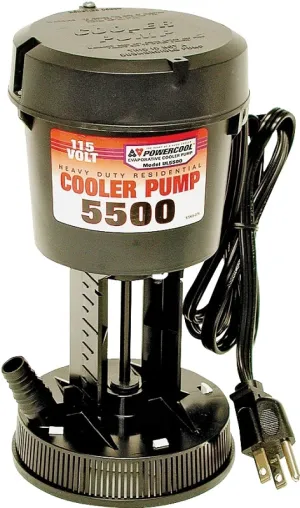 Dial 1150 Premium Pump, 1/100 hp, 1-Phase, 0.7 A, 115 V, 5500 cfm :EA: QUANTITY: 1