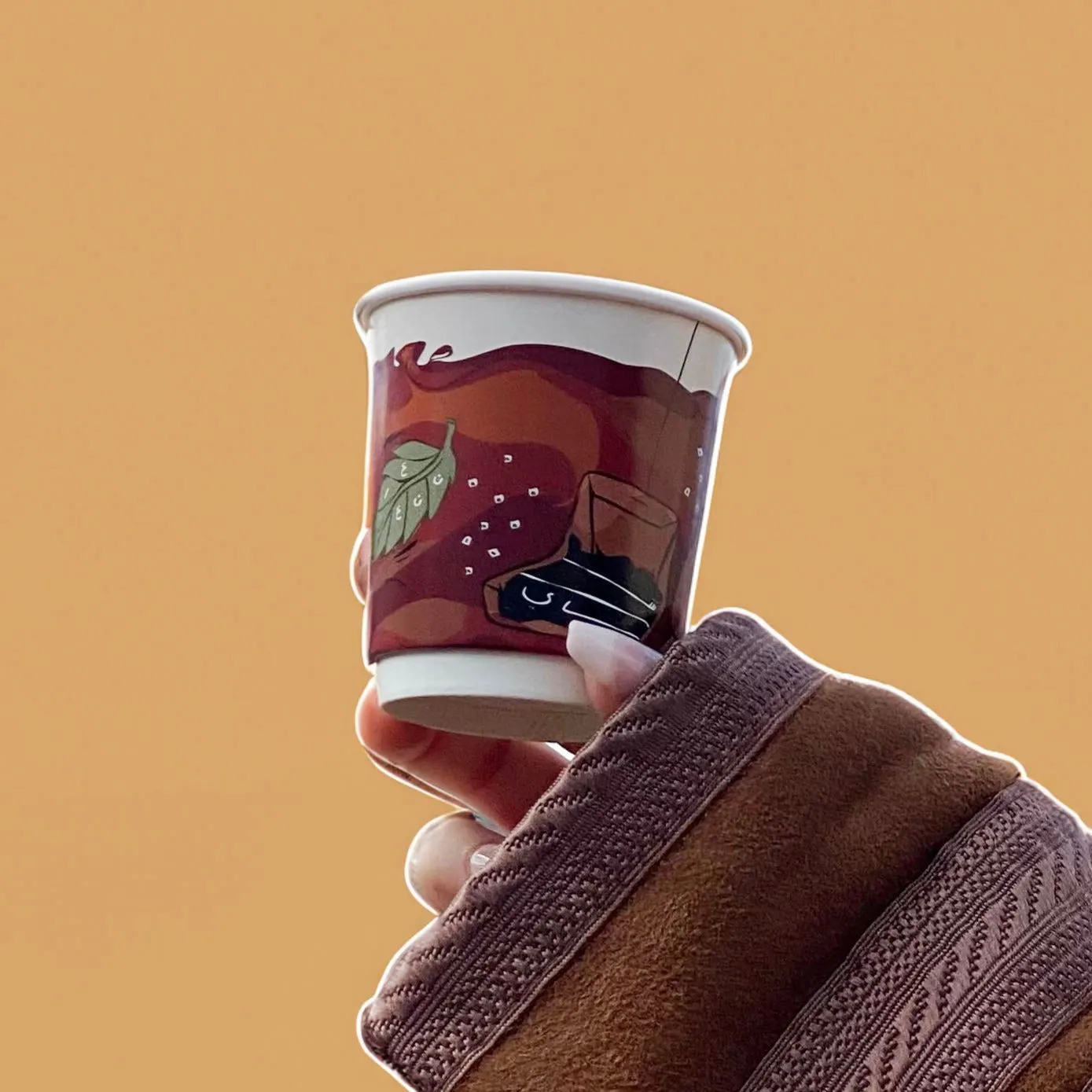 Double Paper Cups -Tea- 24pcs