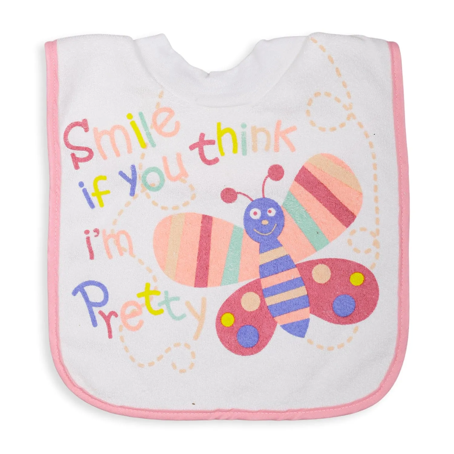 Feeding Bib Butterfly Multicolour