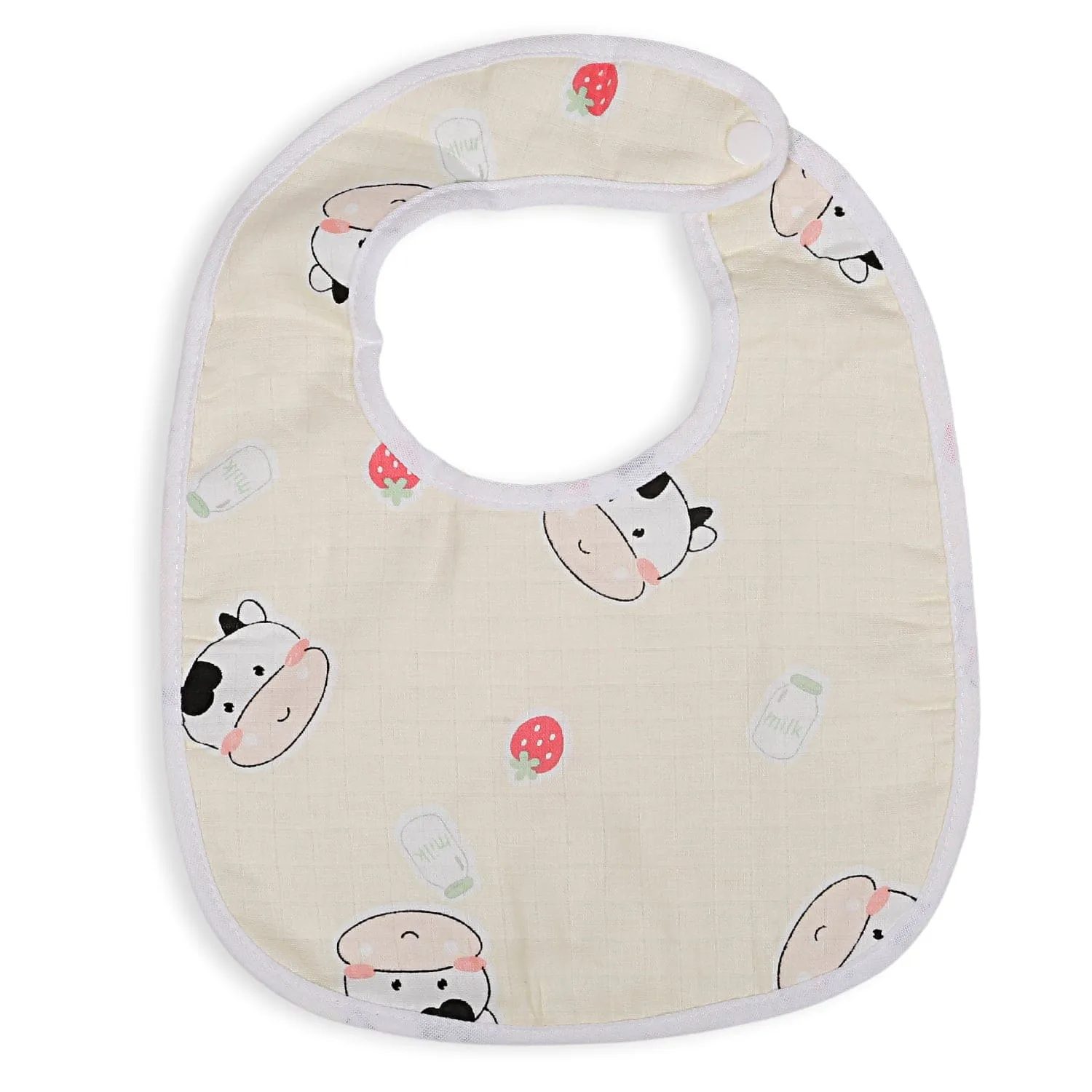 Feeding Bibs Pack Of 3 Animals Cartoons Multicolour