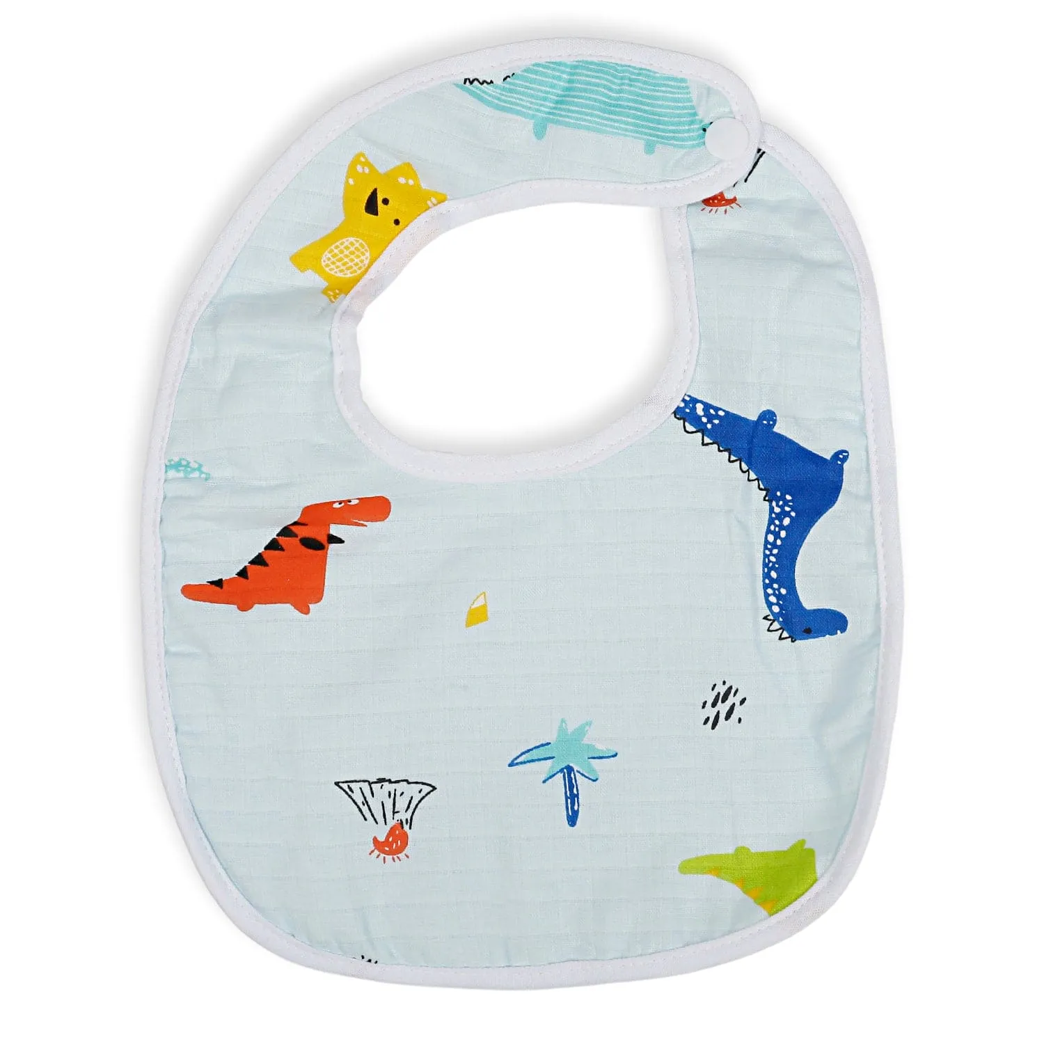 Feeding Bibs Pack Of 3 Animals Cartoons Multicolour