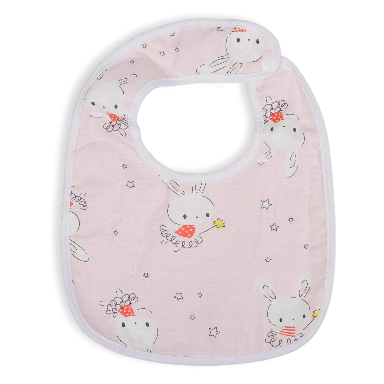 Feeding Bibs Pack Of 3 Animals Cartoons Multicolour
