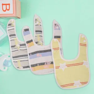 Feeding Bibs Pack Of 3 Star Multicolour