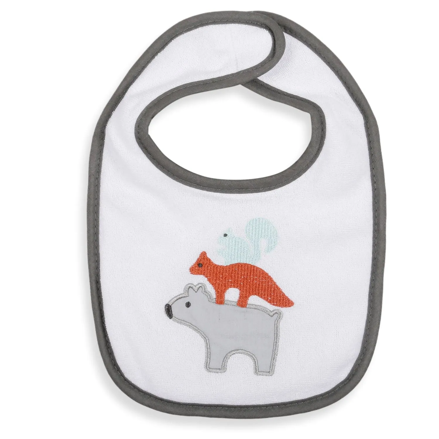 Feeding Bibs Pack Of 3 Wild Child White And Mint Green